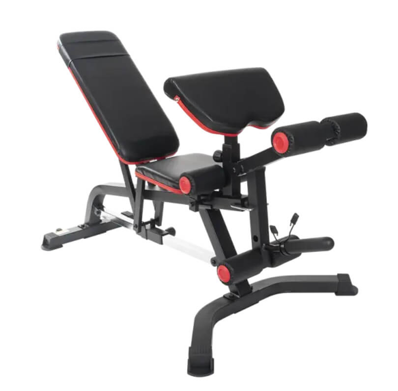 Panca Regolabile Palestra Professionale - Con Arm curl e Leg extention Panca da palestra con leg curl lex extention e arm curl