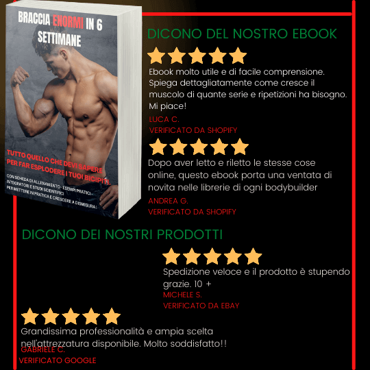Ebook: Braccia enormi in 6 settimane Ebook: Braccia enormi in 6 settimane
