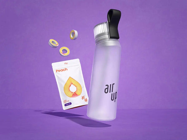 BORRACCIA AIR UP ORIGINALE IN PLASTICA VARI COLORI - 3 pod pods in regalo