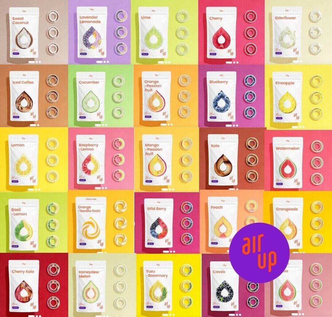 air up® Pods Originale | Gusto senza zucchero per acqua | Per la bottiglia con e senza acqua gassata | cialde aromatiche per borraccia air up® Pods Originale | Gusto senza zucchero per acqua | Per la bottiglia con e senza acqua gassata | cialde aromatiche per borraccia