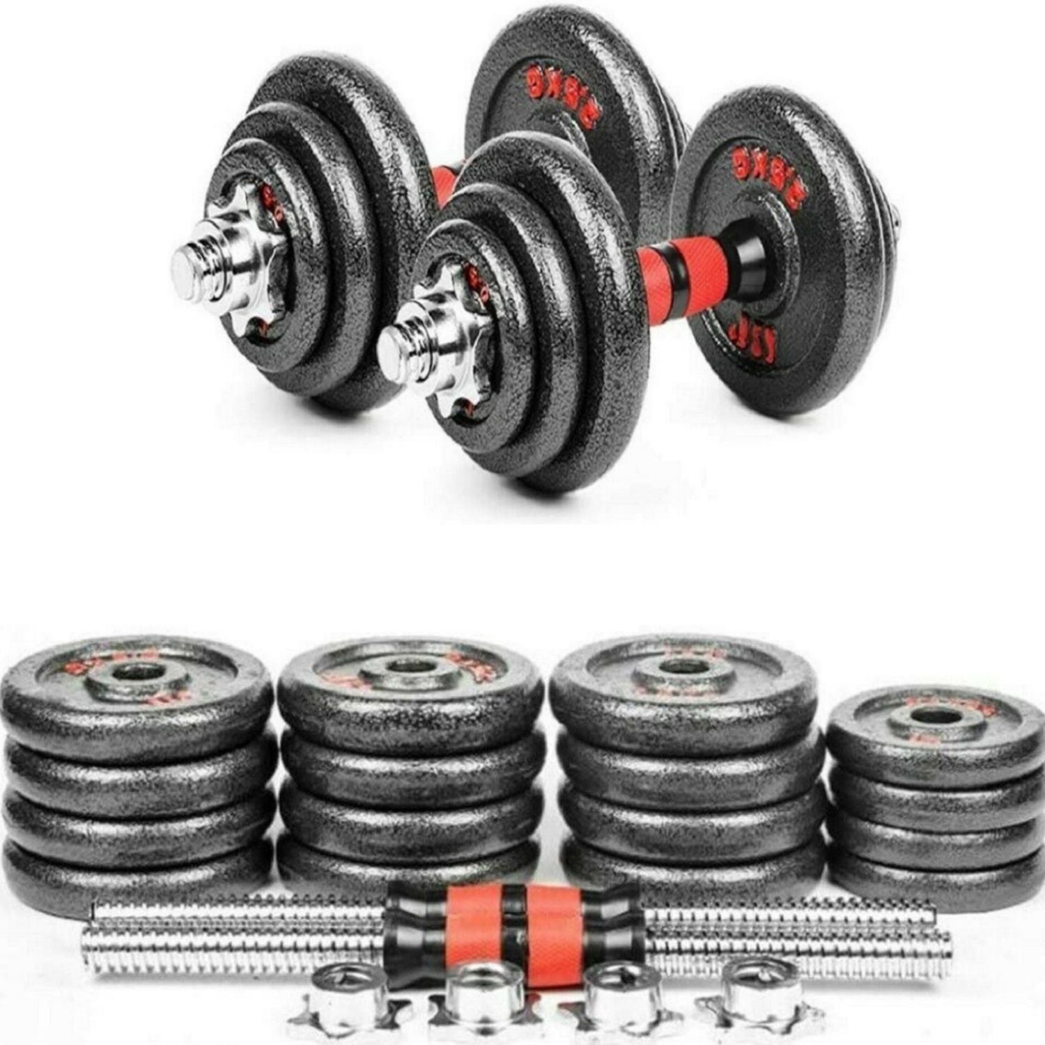 Kit Palestra per Principianti - Set Pesi da 15 kg