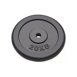 Disco in ghisa 25mm 20kg. Peso per manubri e bilanciere palestra